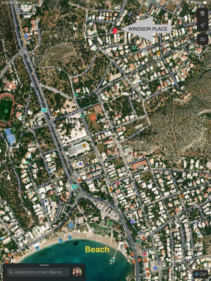 Windsor Place Apartment - Vouliagmeni Athen Eksteriør billede